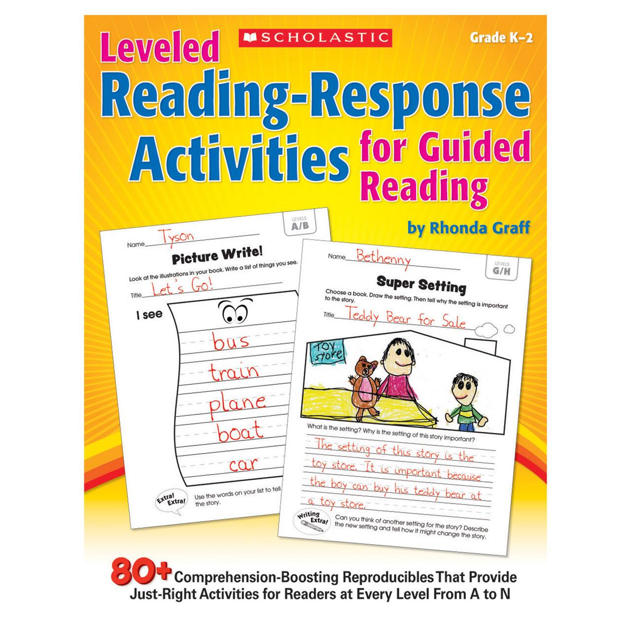Scholastic Leveled Reading-Response Activities for Guided Reading, Grade K-2